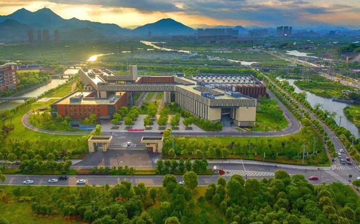 北京交通大学继续教育学院校园一角